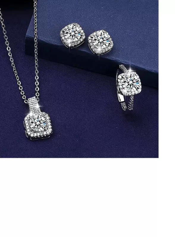 Freya – Set Crystal Shine (náhrdelník, prsten, náušnice)