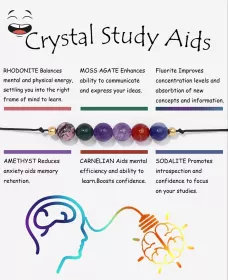 Náramek „Crystal Study Aids“ 