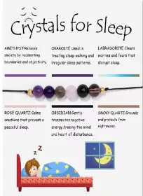  Náramek „Crystals for Sleep“- krystaly pro lepší spánek