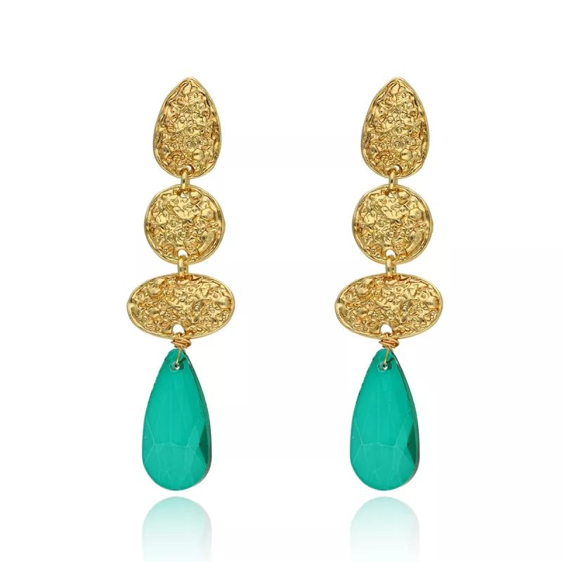 Náušnice Sol d'Oro E97762 od YVON- pozlacené, hypoalergenní