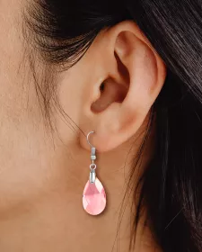 náušnice z chirurgické oceli s křišťály Swarovski modrý krystal Estrella