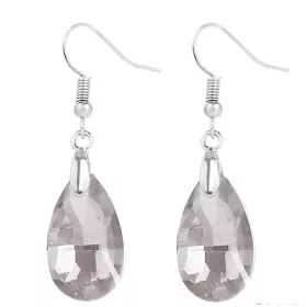 náušnice z chirurgické oceli s křišťály Swarovski white 