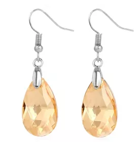 naušnice z chirurgické oceli s křišťály Swarovski 