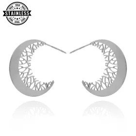 Náušnice z nerezové oceli E98553s YVON  hypoalergenní