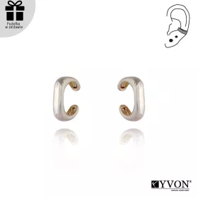 Pozlacené náušnice E01521 od YVON - hypoalergenní, falešný piercing Pozlacené náušnice E01521 od YVON - hypoalergenní, falešný piercing