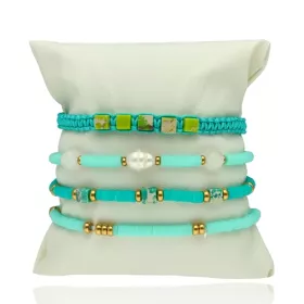 Sada náramků SUMMER TIME B98752 od YVON, tyrkysová, hypoalergenní 