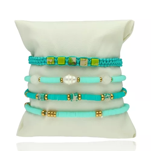 Sada náramků SUMMER TIME B98752 od YVON, tyrkysová, hypoalergenní