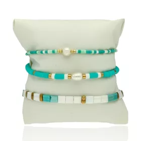 Sada náramků SUMMER TIME B98755 od YVON, zelenkavá, hypoalergenní 