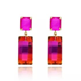 Sladké naušnice NEON KISS E97747 od značky Yvon - ombré efekt