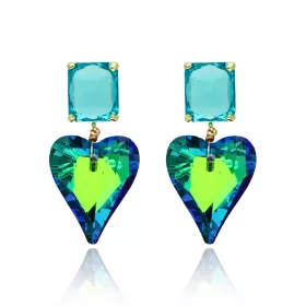 Sladké náušnice Neon kiss E97737 od značky Yvon- ve tvaru srdce