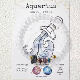 ♒ Zodiak náramek – Aquarius (Vodnář)
Náramek pro Vodnáře (20. 1. – 18. 2.) 