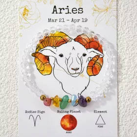 Zodiak náramek – Aries (Beran)  Originální náramek inspirovaný znamením zvěrokruhu