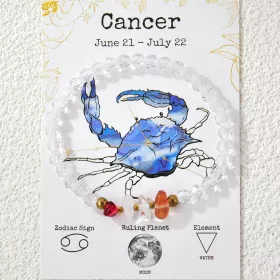 ♋ Zodiak náramek – Cancer (Rak)

Náramek pro Raka (21. 6. – 22. 7.)