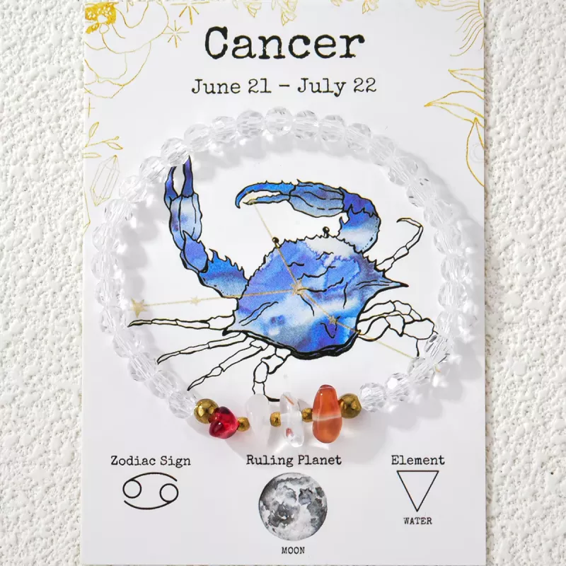 ♋ Zodiak náramek – Cancer (Rak) Náramek pro Raka (21. 6. – 22. 7.) freya