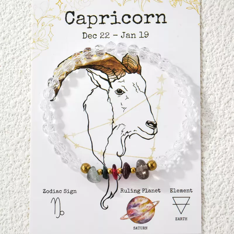 ♑ Zodiak náramek – Capricorn (Kozoroh) Náramek pro Kozoroha (22. 12. – 19. 1. freya