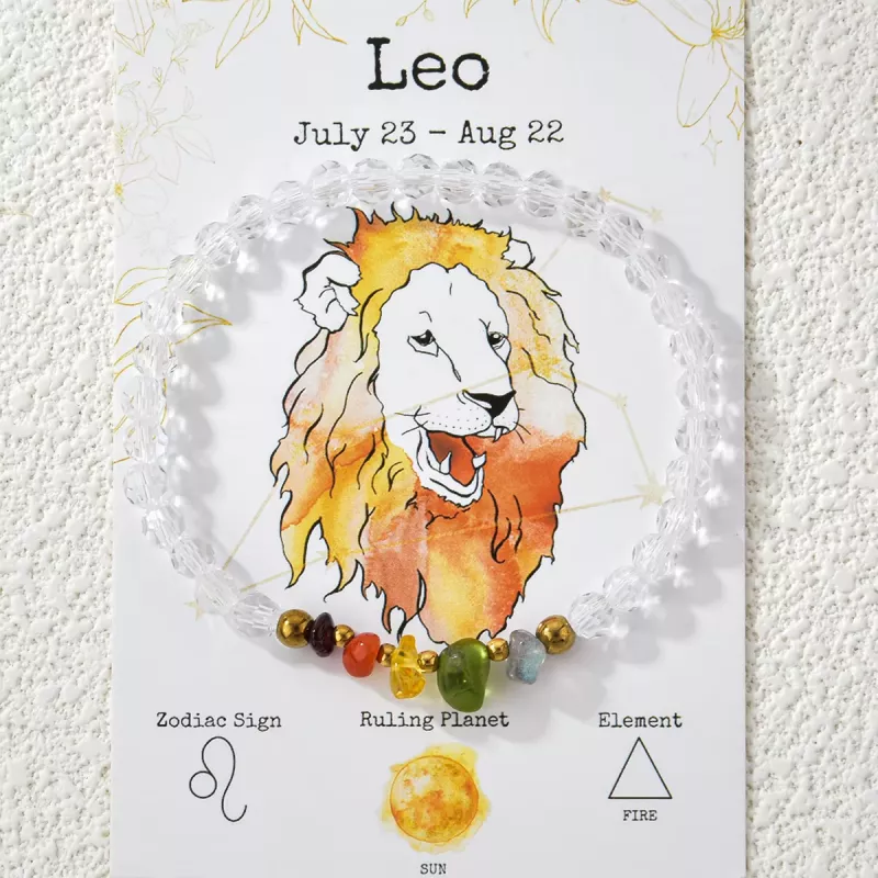 ♌ Zodiak náramek – Leo (Lev) Náramek pro Lva freya
