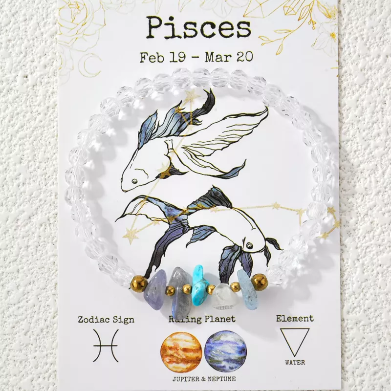 ♓ Zodiak náramek – Pisces (Ryby) Náramek pro Ryby (19. 2. – 20. 3.) freya