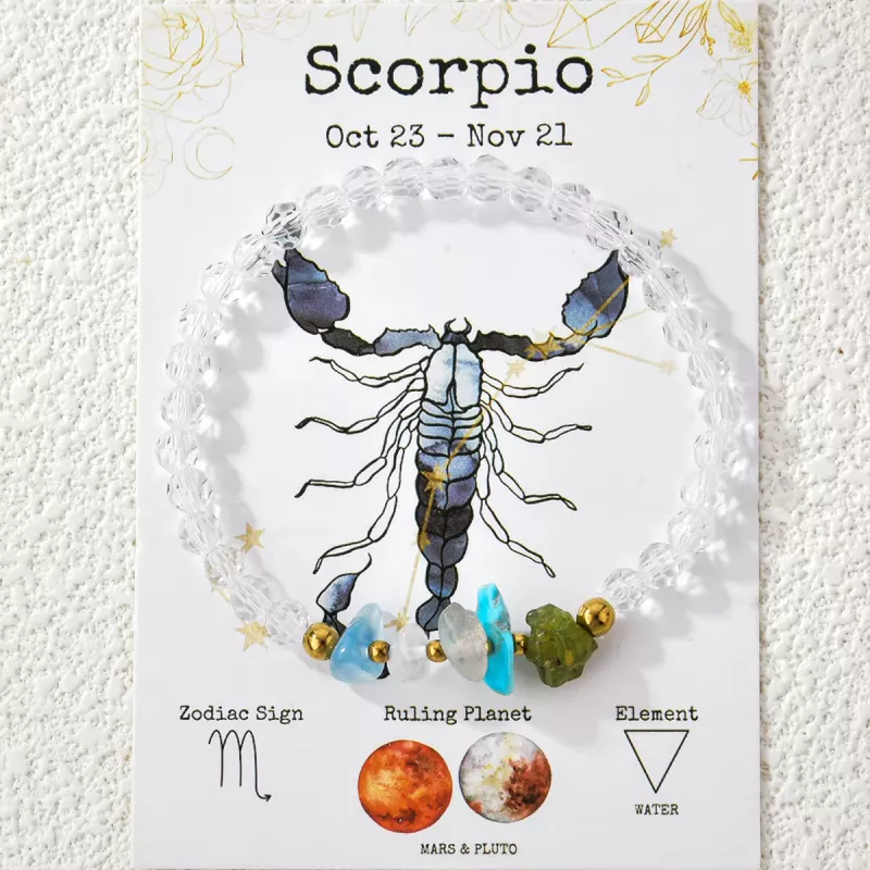 ♏ Zodiak náramek – Scorpio (Štír) Náramek pro Štíra (23. 10. – 21. 11.) freya