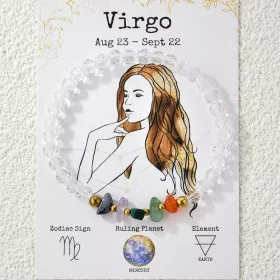 ♍ Zodiak náramek – Virgo (Panna)  Náramek pro Pannu (23. 8. – 22. 9.) 