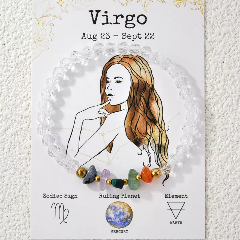 ♍ Zodiak náramek – Virgo (Panna) Náramek pro Pannu (23. 8. – 22. 9.) freya