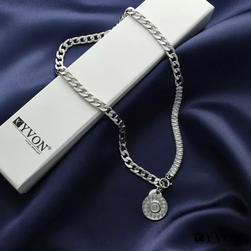 dámský náhrdelník se zirkony, náhrdelník s cirkoniemi, elegantní šperk, jemný stříbrný náhrdelník, třpytivý náhrdelník na ples, svatební šperk Yvon