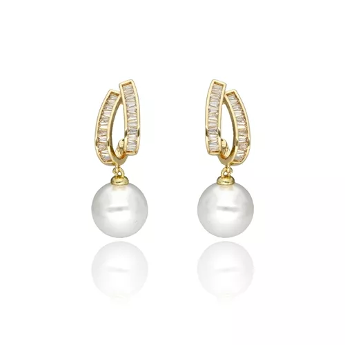 elegantní náušnice dámské šperky hypoalergenní náušnice minimalistické náušnice dárek pro ženu Yvon