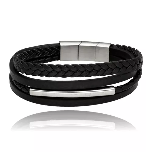 Elegantní pánský kožený náramek je nadčasový doplněk, který podtrhne osobnost každého muže. Kombinace kvalitní pravé kůže a kovových detailů vytváří moderní, minimalistický vzhled vhodný pro každodenní nošení i speciální příležitosti. Tento kožený n Yvon