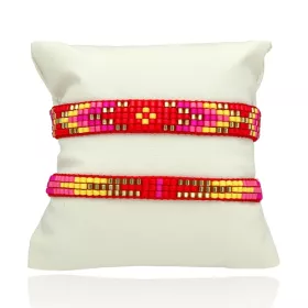 Komplet náramků z japonských Miyuki korálků – stylový set pro ženy