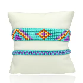 Komplet náramků z japonských Miyuki korálků – stylový set pro ženy