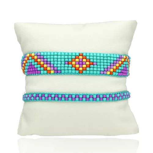 Komplet náramků z japonských Miyuki korálků – stylový set pro ženy Yvon