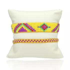 Komplet náramků z japonských Miyuki korálků – stylový set pro ženy