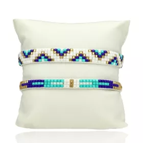 Komplet náramků z japonských Miyuki korálků – stylový set pro ženy