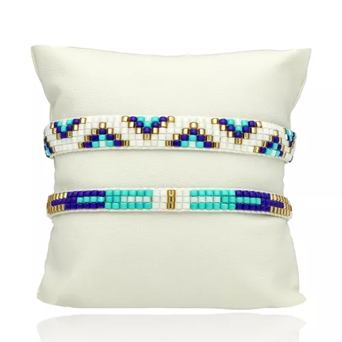 Komplet náramků z japonských Miyuki korálků – stylový set pro ženy Yvon