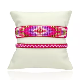 Komplet náramků z japonských Miyuki korálků – stylový set pro ženy