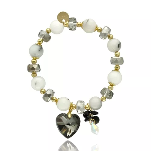 LOVELY STONES Barevný náramek, který vnese pozitivní energii do každého dne Elegantní, lehký a perfektní dárek antialergický kov přírodní perly barevné kameny #sperky4you #lovelystones #vibes Yvon