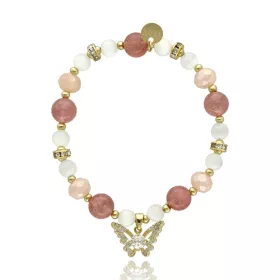 LOVELY STONES Náramek s přírodní harmonií barevných kamenů Elegantní, jemný a perfektní pro každý den, antialergický kov,barevné kameny #sperky4you #lovelystones #naturalvibes