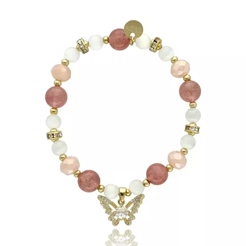 LOVELY STONES Náramek s přírodní harmonií barevných kamenů Elegantní, jemný a perfektní pro každý den, antialergický kov,barevné kameny #sperky4you #lovelystones #naturalvibes Yvon