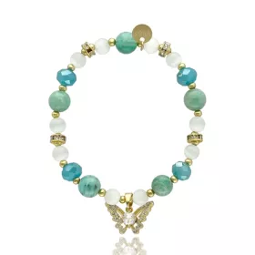 LOVELY STONES Náramek s přírodní harmonií barevných kamenů Elegantní, jemný a perfektní pro každý den, antialergický kov,barevné kameny #sperky4you #lovelystones #naturalvibes