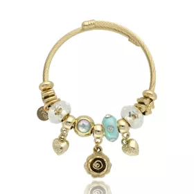 módní náramek, náramek s ozdobami,náramek s čarmy, dámský korálkový náramek, elastický náramek biżuteria damska YVON, módní doplněk YVON