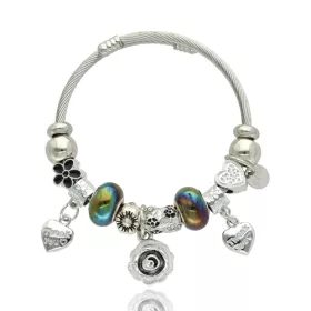 módní náramek, náramek s ozdobami,náramek s čarmy, dámský korálkový náramek, elastický náramek biżuteria damska YVON, módní doplněk YVON