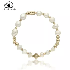 Náramek z přírodních perel – nadčasová elegance pro každou ženu  Tento náramek z přírodních sladkovodních perel je symbolem ženskosti, jemnosti a přirozené elegance. Každá perla je originál – liší se tvarem i strukturou, což dodává šperku autentický 