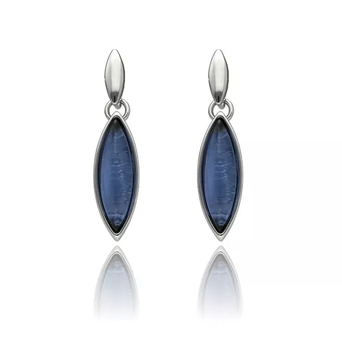 náušnice elipse, dámské náušnice YVON, moderní náušnice, bižuterie s elipsou, antialergenní náušnice, elegantní náušnice