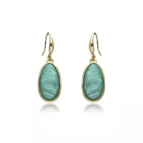 náušnice s pryskyřicí, náušnice s barevnými čarmy, živičné náušnice, dámské módní náušnice, YVON bižuterie náušnice, elegantní náušnice 4 cm