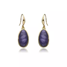 náušnice s pryskyřicí, náušnice s barevnými čarmy, živičné náušnice, dámské módní náušnice, YVON bižuterie náušnice, elegantní náušnice 4 cm