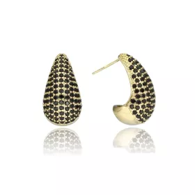 náušnice se zirkony, elegantní dámské náušnice, antialergenní náušnice YVON, zářivé náušnice s kamínky, bižuterie dámské náušnice, kolczyki z cyrkoniami