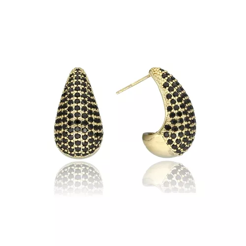 náušnice se zirkony, elegantní dámské náušnice, antialergenní náušnice YVON, zářivé náušnice s kamínky, bižuterie dámské náušnice, kolczyki z cyrkoniami