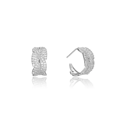 náušnice se zirkony náušnice s kamínky dámské elegantní náušnice antialergenní náušnice náušnice YVON bižuterie náušnice třpytivé náušnice náušnice na každodenní nošení jemné náušnice pro ženy dárek pro ženu náušnice