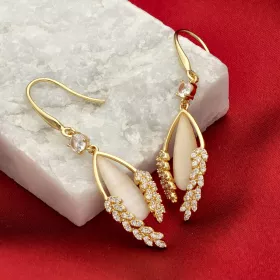 náušnice YVON, kolczyki E97368, dámské náušnice, bižuterie YVON, antialergenní náušnice, módní doplněk náušnice, náušnice s akrylovými detaily